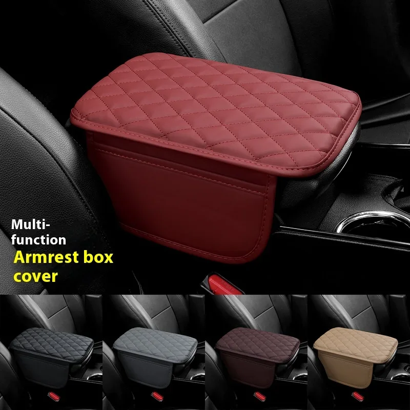 Car Interior Accessories Armrest Box Height Increase Pad Storage Bag Center Console Protector Cover for Alfa Romeo Giulia