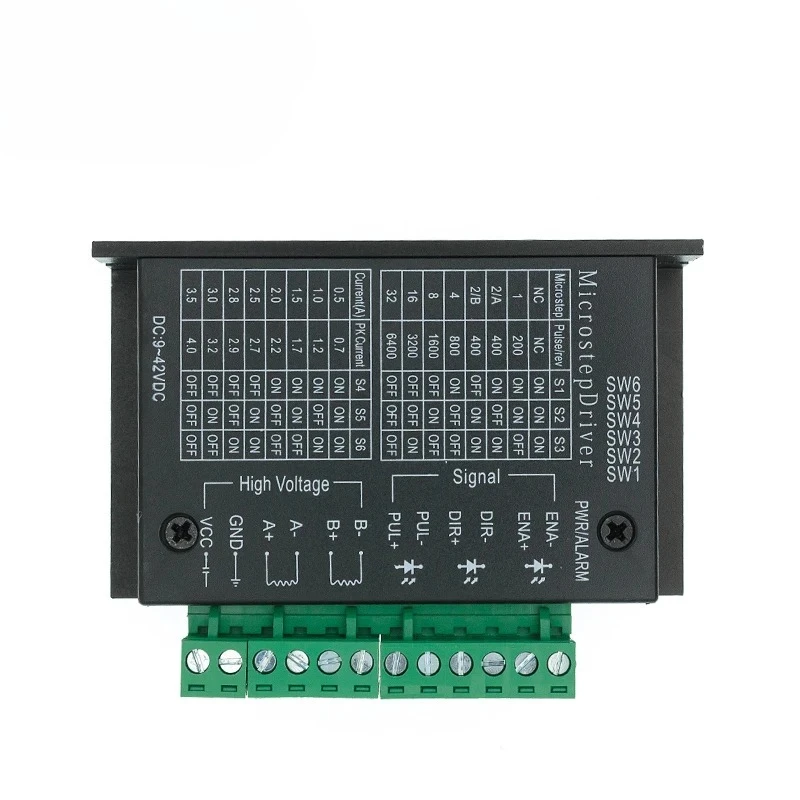 Stepper Motor Driver TB6600 23 Nema 34 42/57/86 Nema17 4A DC9-40V 1 Axis Stepping Motor CNC Engraving Machine