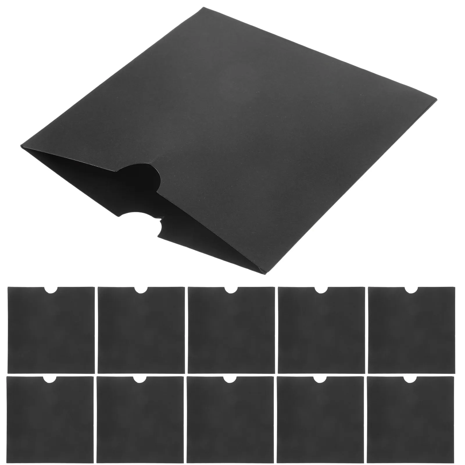 25Pcs Cd Dvd Paper Sleeves Kraft Material Protective Storage Envelopes Space-Efficient Disc Holder for Collection Reference Room