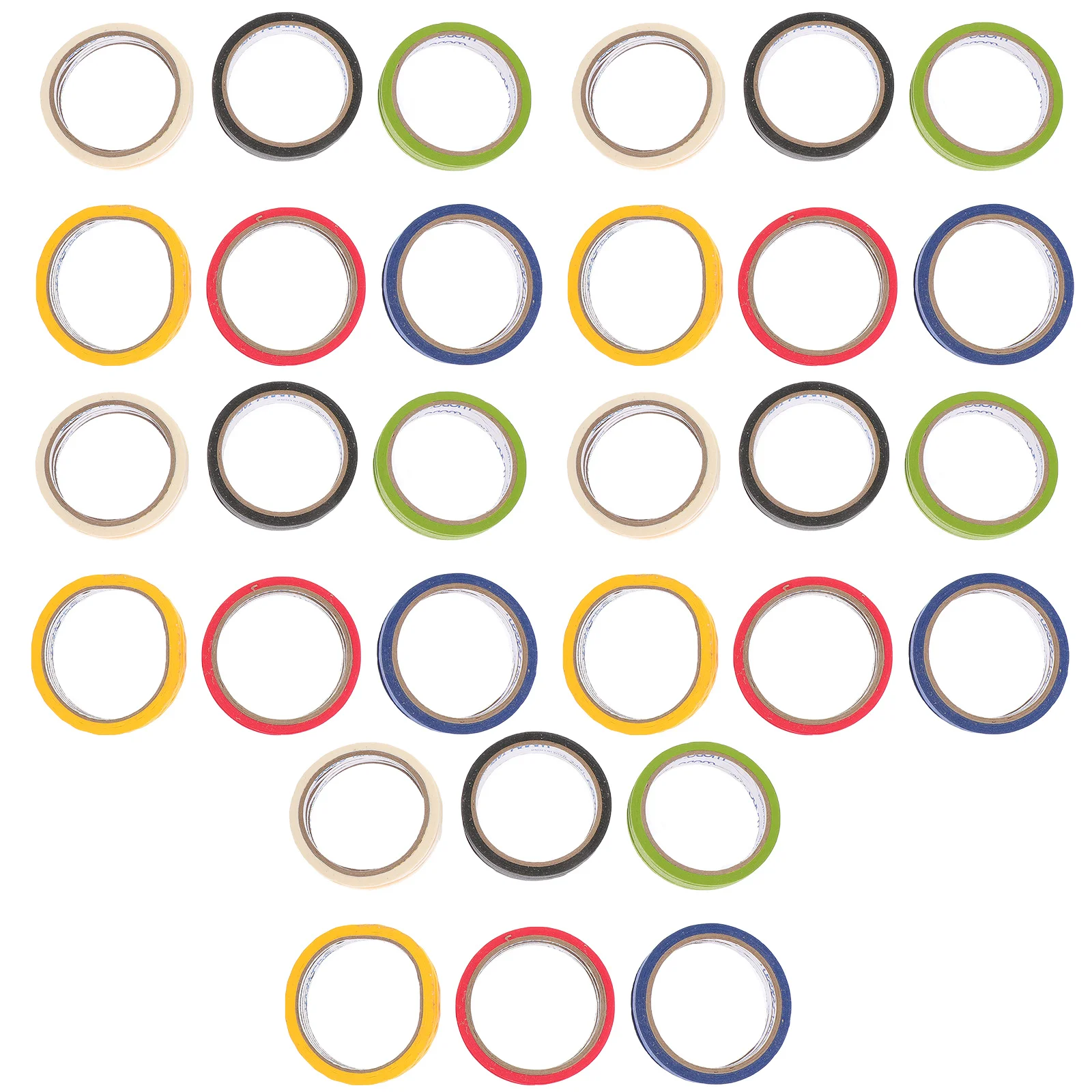 30 قطعة شريطٌ لاصق ملون لتحديد المواقع DIY بها بنفسك الحرف اليدوية وضع العلامات تنظيم اشي أشرطة ورقية لاصق الحرفية العرض #2