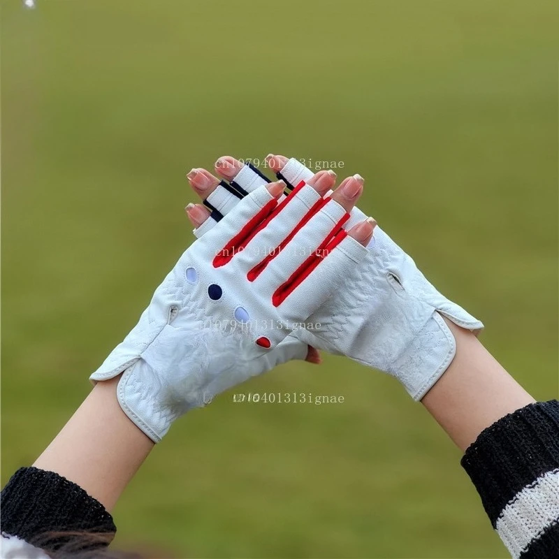 Golf Ladies Gloves, Non-slip, Wear-resistant, Breathable, Leaky Finger