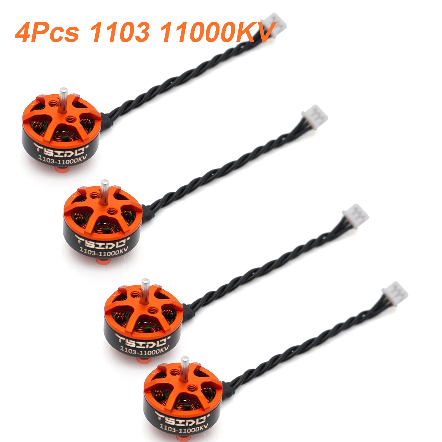 YSIDO 4 STUKS Borstelloze 1604 1505 1404 1303 1204 1104 1103 Motor voor RC FPV Freestyle Quadcopter Vaste vleugel Racing Drone DIY Onderdelen