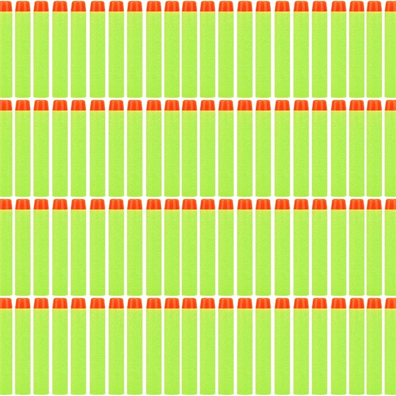 Zielone, pełne, okrągłe pociski o średnicy 7,2 cm do pistoletów N-strike Elite Series, piankowe strzałki EVA, akcesoria do zabawek dla dzieci.