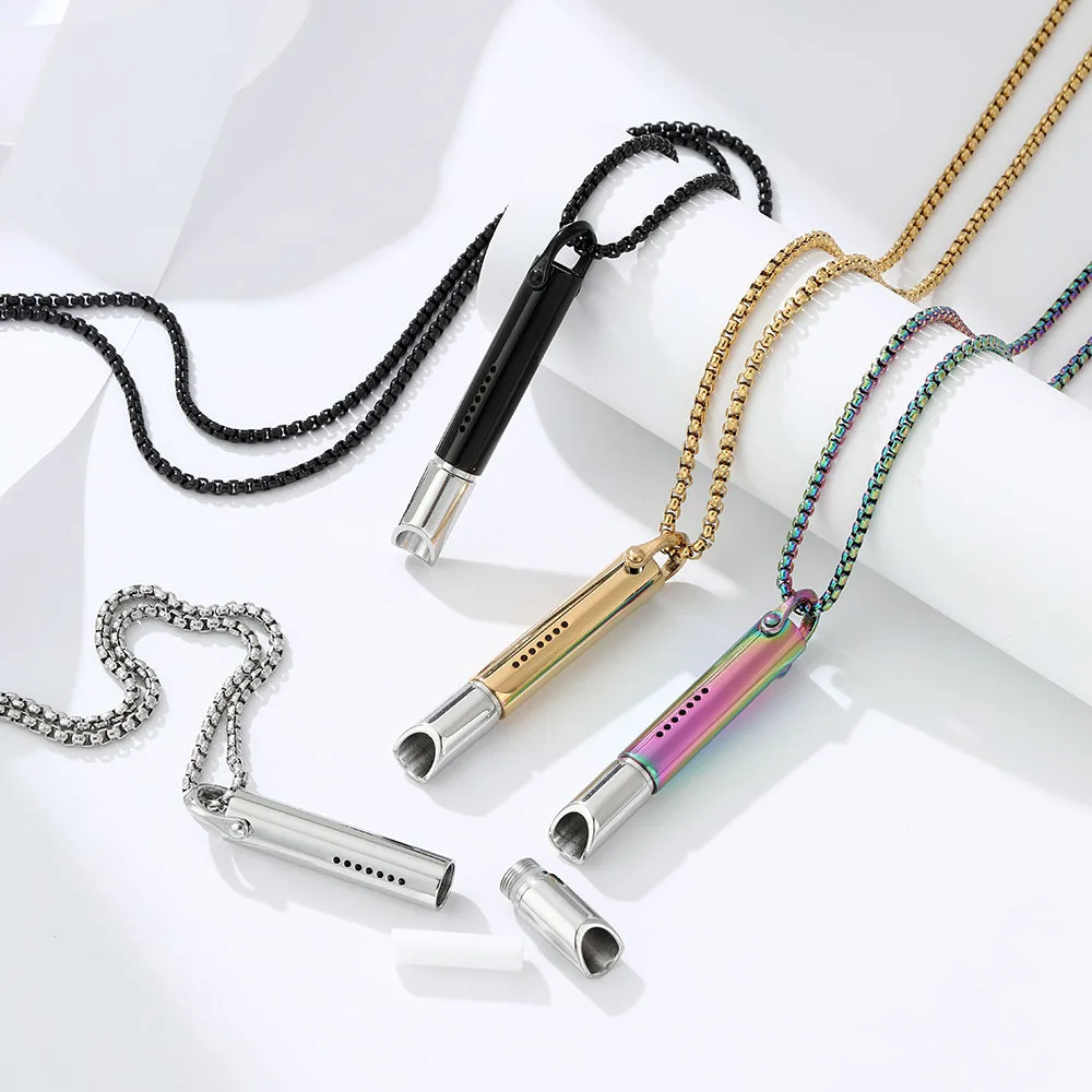 قلادة التنفس الكلاسيكية التحول لممارسة التنفس العادة، والتأمل، وأداة التنفس لتخفيف التوتر والقلق لتعزيز الهدوء