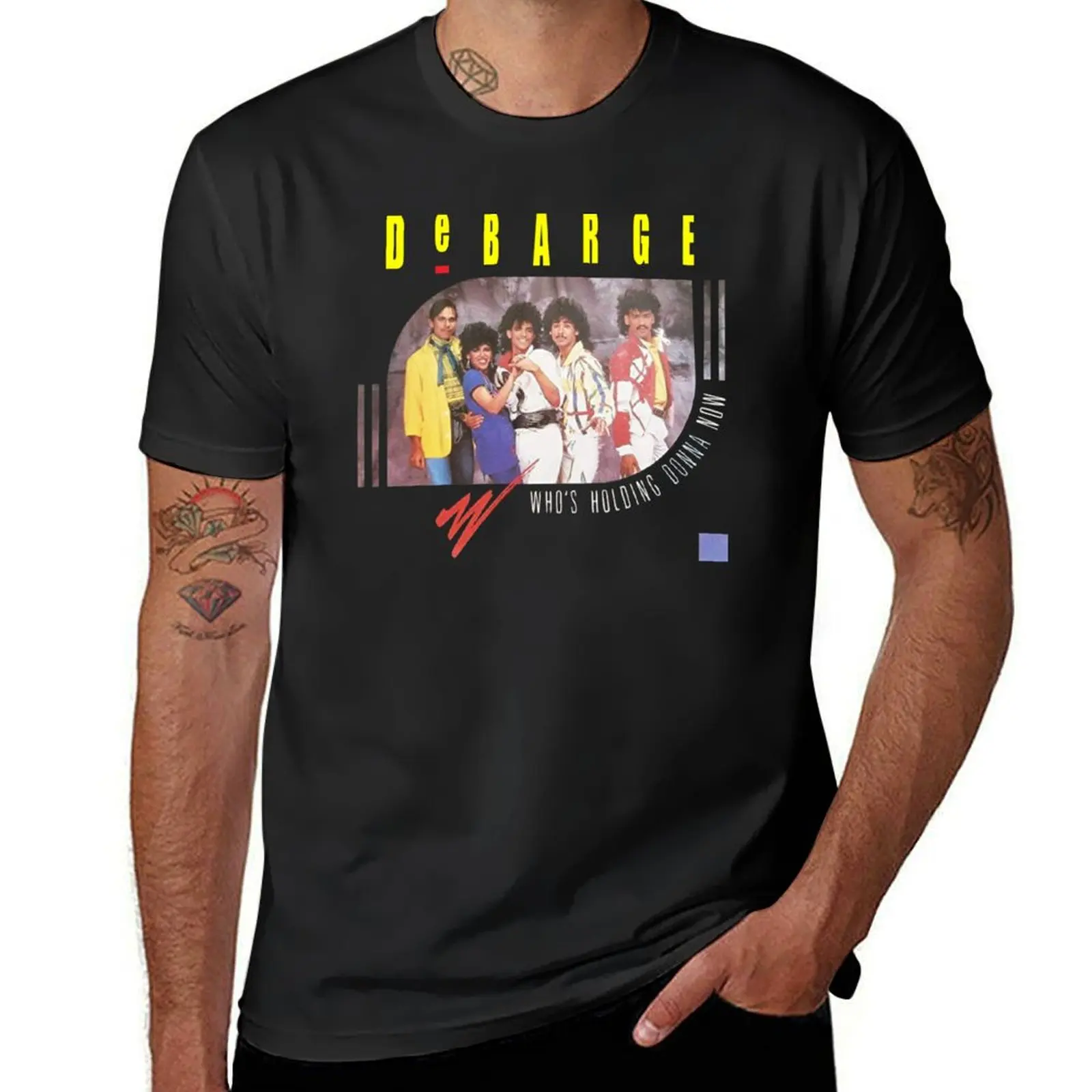 DEBARGE DEBARGE T-Shirt summer top cute tops t shirt for men