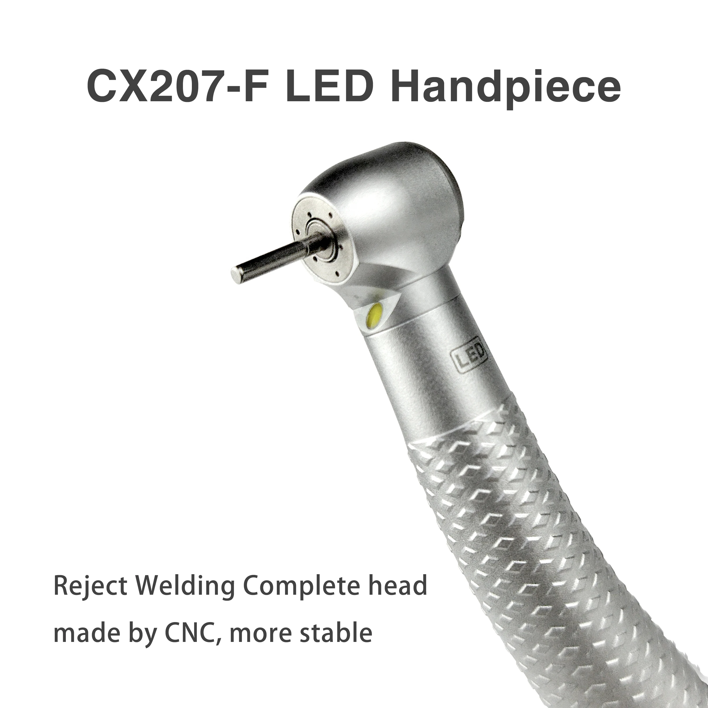 COXO CX207-F Dental LED High Speed Handpiece 4Hole With 3 Way Spray 3 Air Dentist Tool