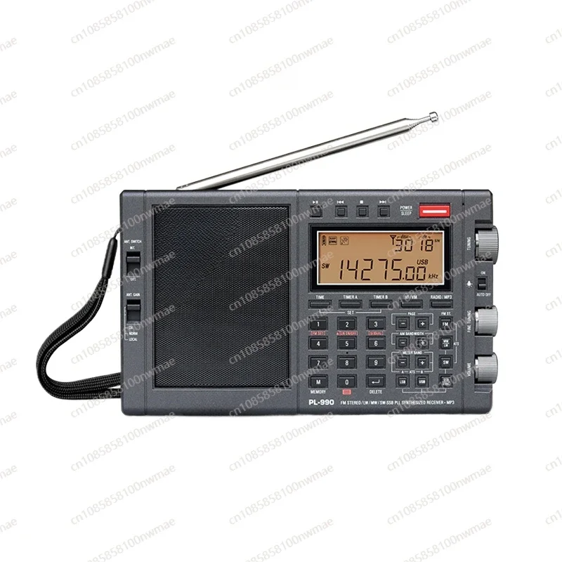 Portable FM Medium Wave Short Wave Single Sideband Radio, Music Player, Bluetooth Speaker