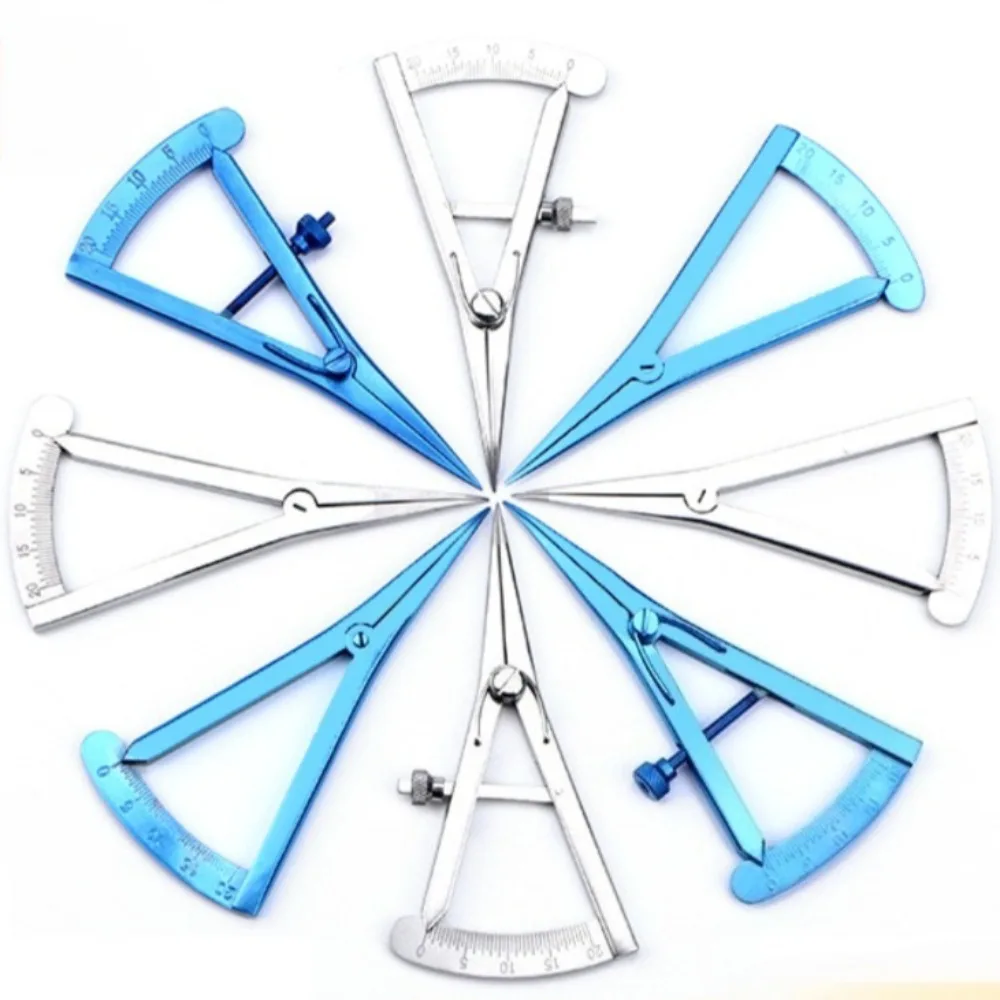 1PC Kompas Liniaal Meetinstrument Dubbel Ooglid Chirurgisch Instrument Begraven Draad Positionering Designer Oogheelkunde Make-Up Tool