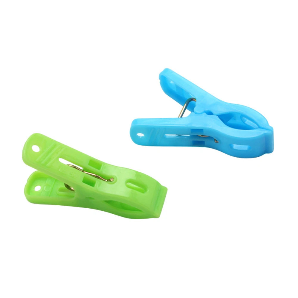 10pcs Traceless Edge Oil Clip Flat Mouth Toothless Plastic Clip Thickened PP Material for Oil Edge Use Random Color