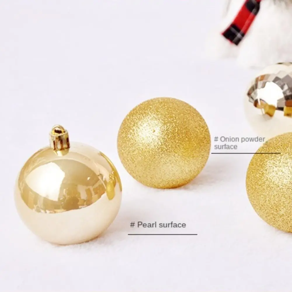 

36PCS 4CM Christmas Ball Ornaments Set Plastics Painted Christmas Tree Pendant Pendants Hanging Xmas Tree Party Decor Ball