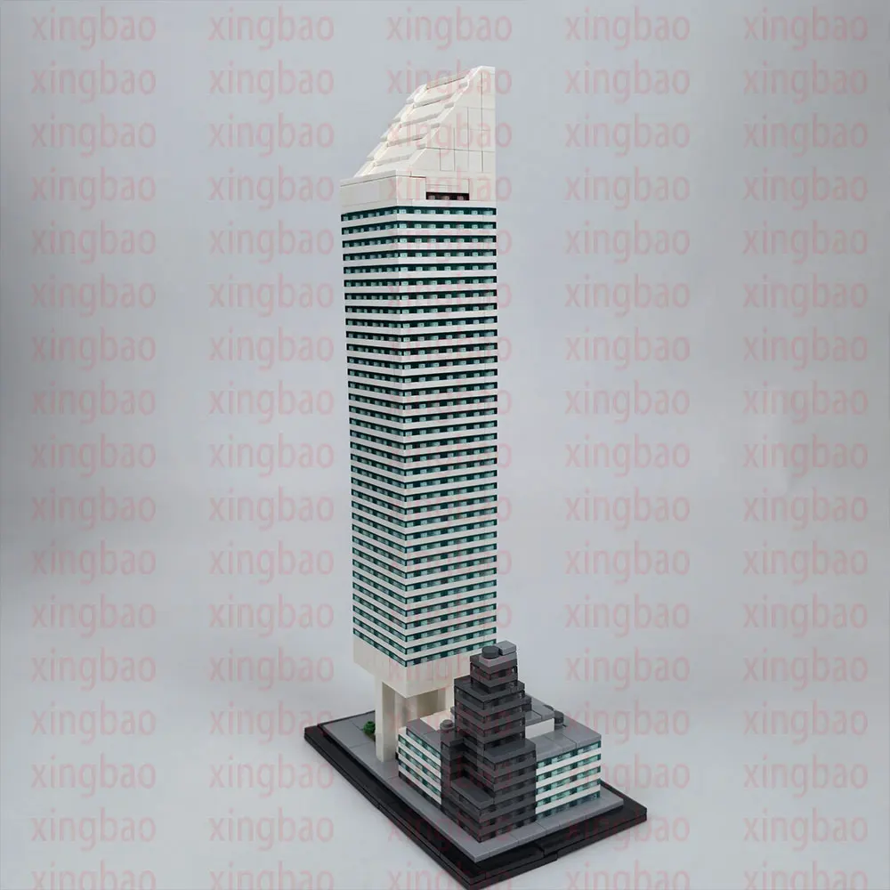 1110 Uds. MOC Citigroup Center escala 1:800 modelo rascacielos bloques de construcción juguetes regalos de cumpleaños y Navidad