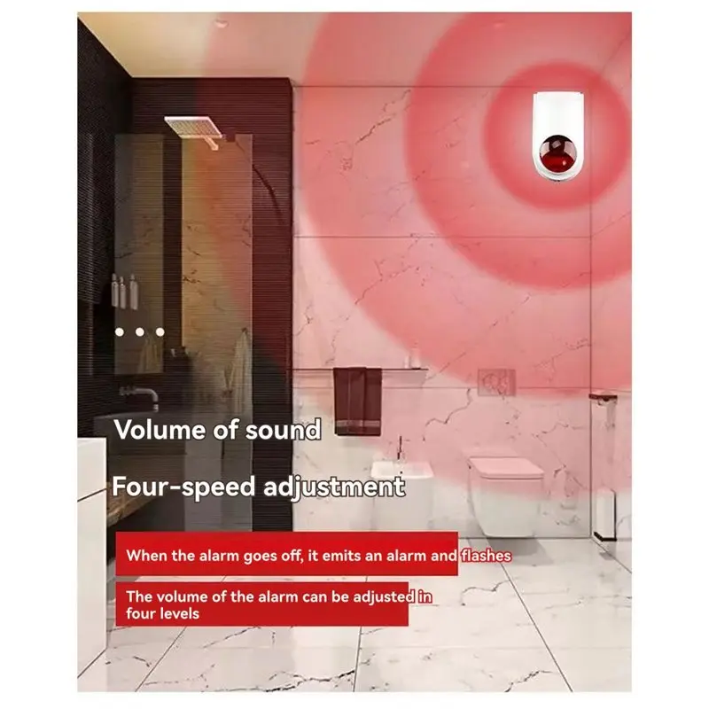 Restroom Accessible One-Click Wireless Alarm SOS Emergency Call Device For Disabled Persons Help Audible Visual Alert EU EU Plug