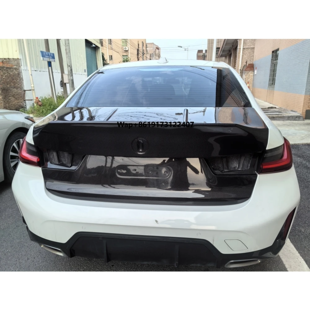 

Real Carbon Fiber CSL Style Bodykit for M3 G80 2021+ Rear Trunk Lip Front Bumper New Condition Auto Upgrade Model G80