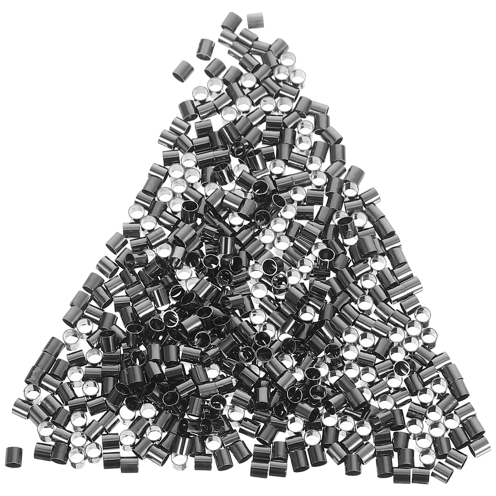 

500pcs Copper Crimp Tubes For Jewelry Making Durable Secure End Stoppers Compatible With Diy Earring Necklace Bracelet Kits