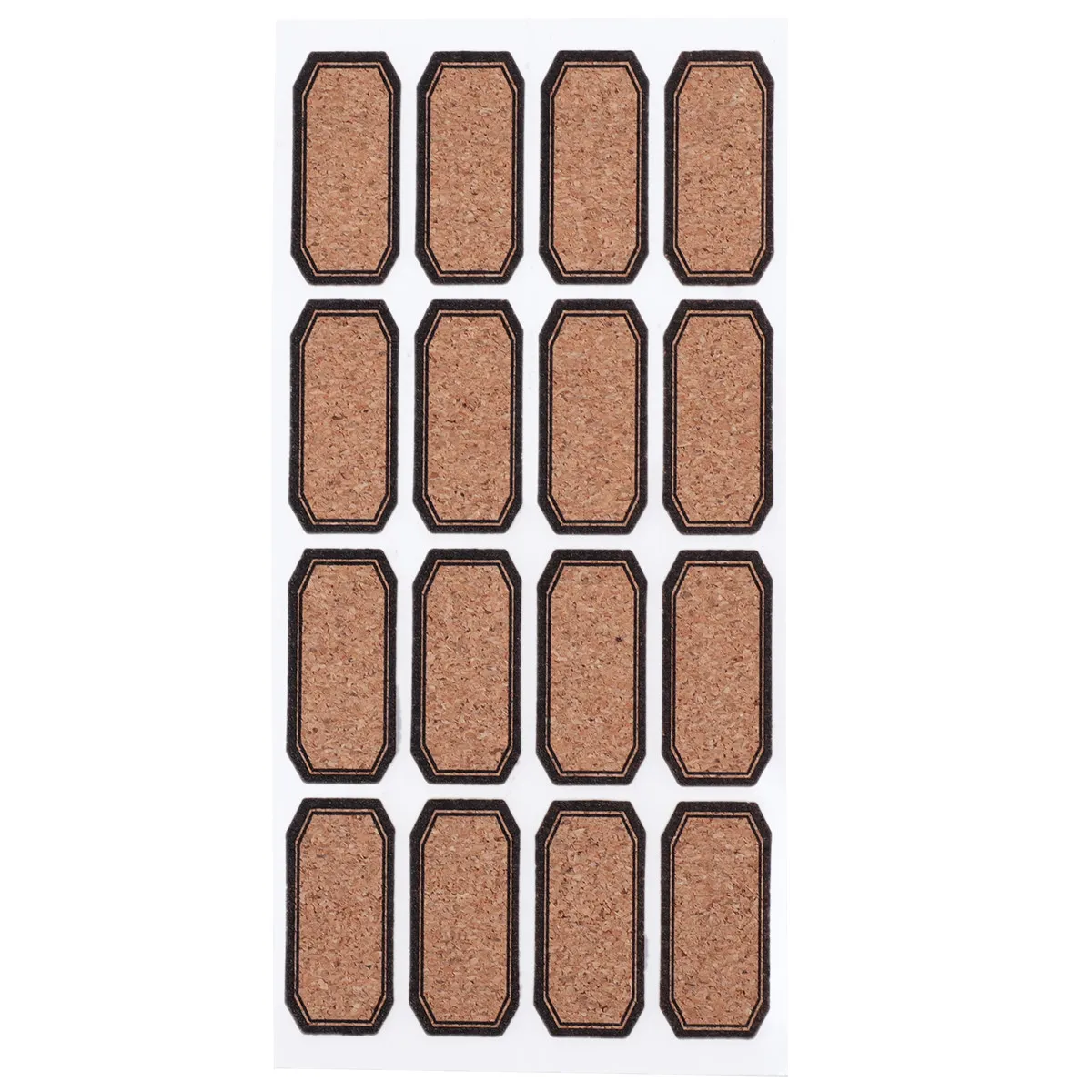 

2Pcs Wooden Label Stickers Kraft Self-Adhesive Gift Tag Labels for DIY Labeling Bottle Storage Classification