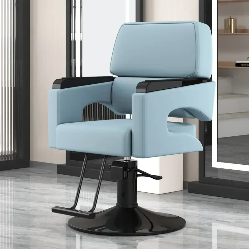 Comfortable Swivel Adjustable Silla Beauty Styling Chair Trendy Armchair Beauty Equipment Barber Chair Ergonomic Salon Furniture