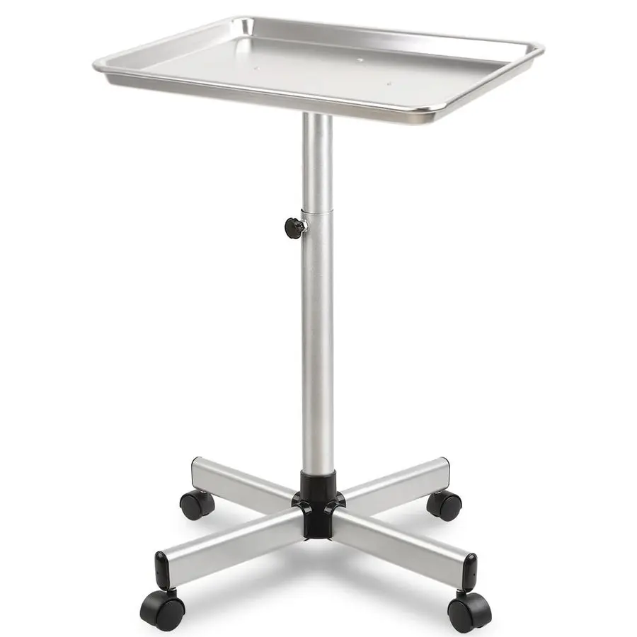 

Tray, Salon Color Tray with Adjustable Height, Metal Feet Tray on Wheels, Ideal Use As Tattoo TrayDental Tray