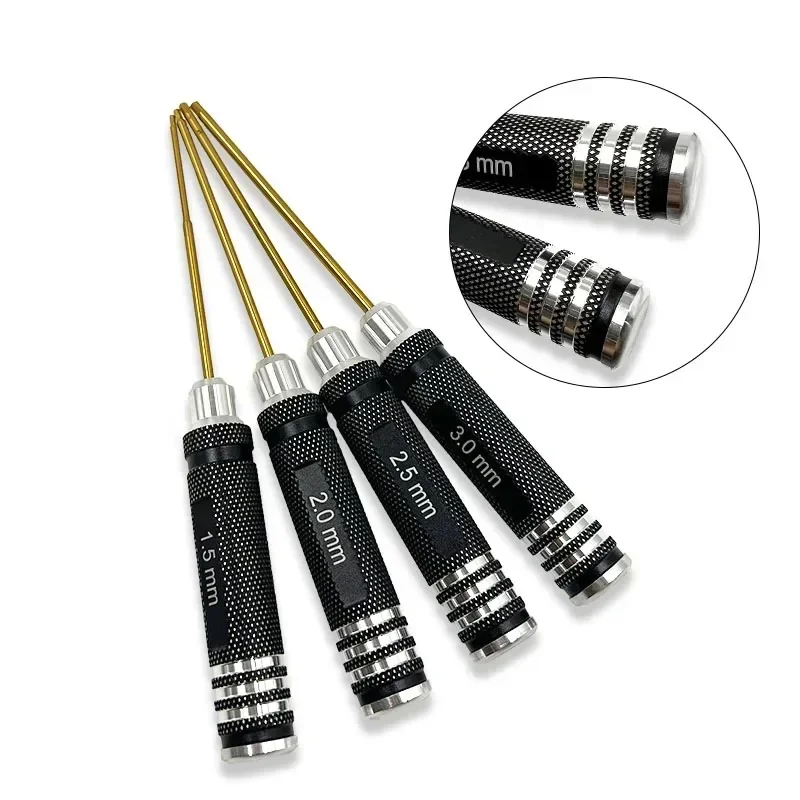 0.9-4mm Allen Hex Screwdrivers Key 0.9/1.5/2.0/2.5/3mm Hexagon Screw-driving for RC Helicopter Drone Aircraft Model Repair Tool
