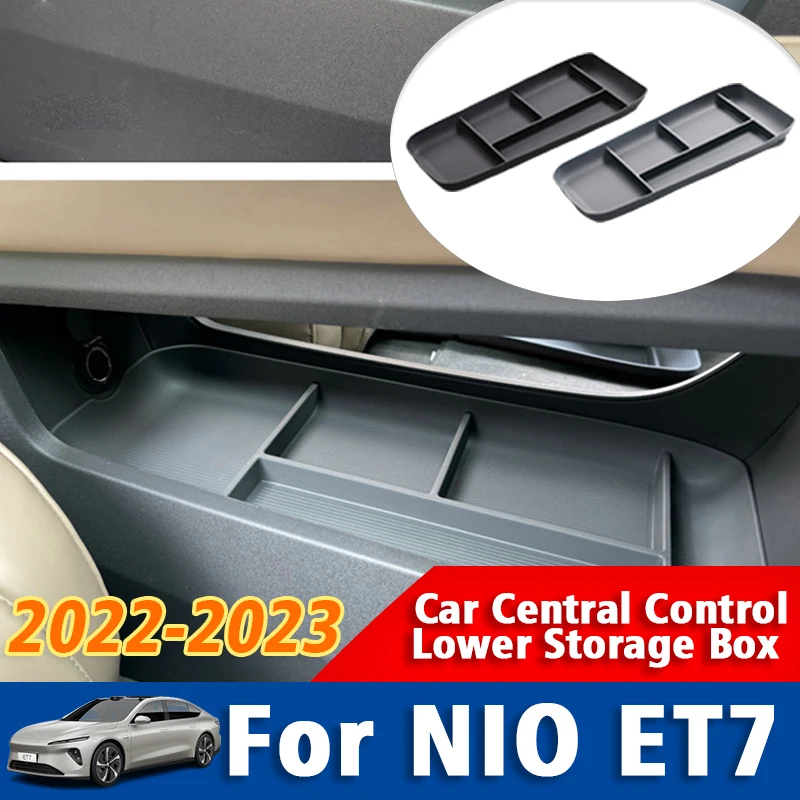 

Car Central Control Lower Storage Box For NIO ET7 2022 2023 Stowing Tidying Organizers Accessories Container Tray