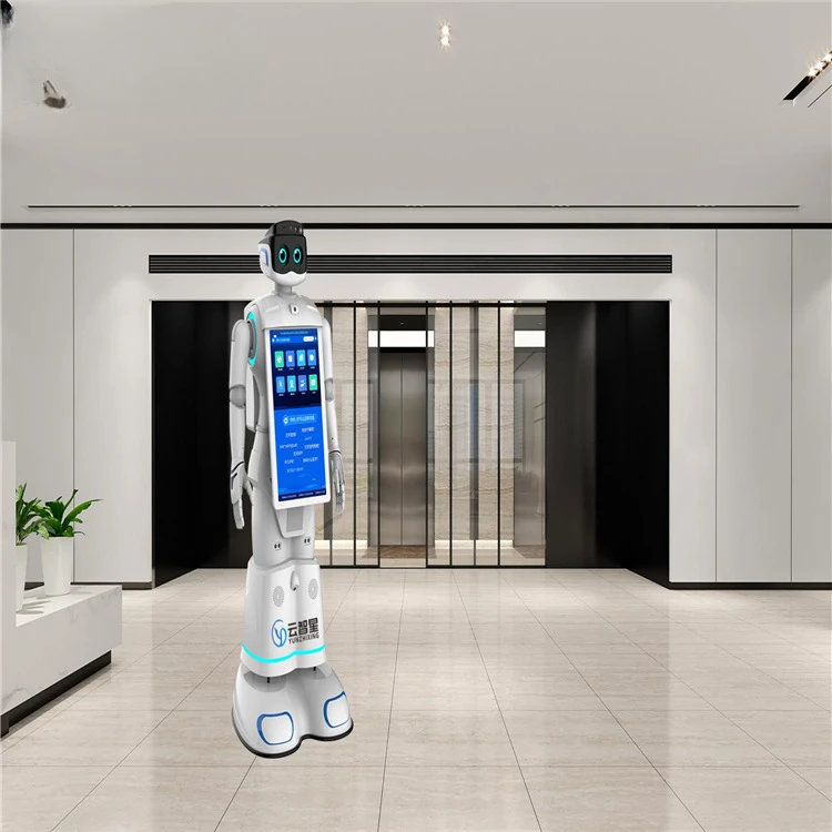 

New Custom Hotel Mall Intelligent Humanoid Business Service Robot Facial Recognition Voice Dialogue Interactive Robot