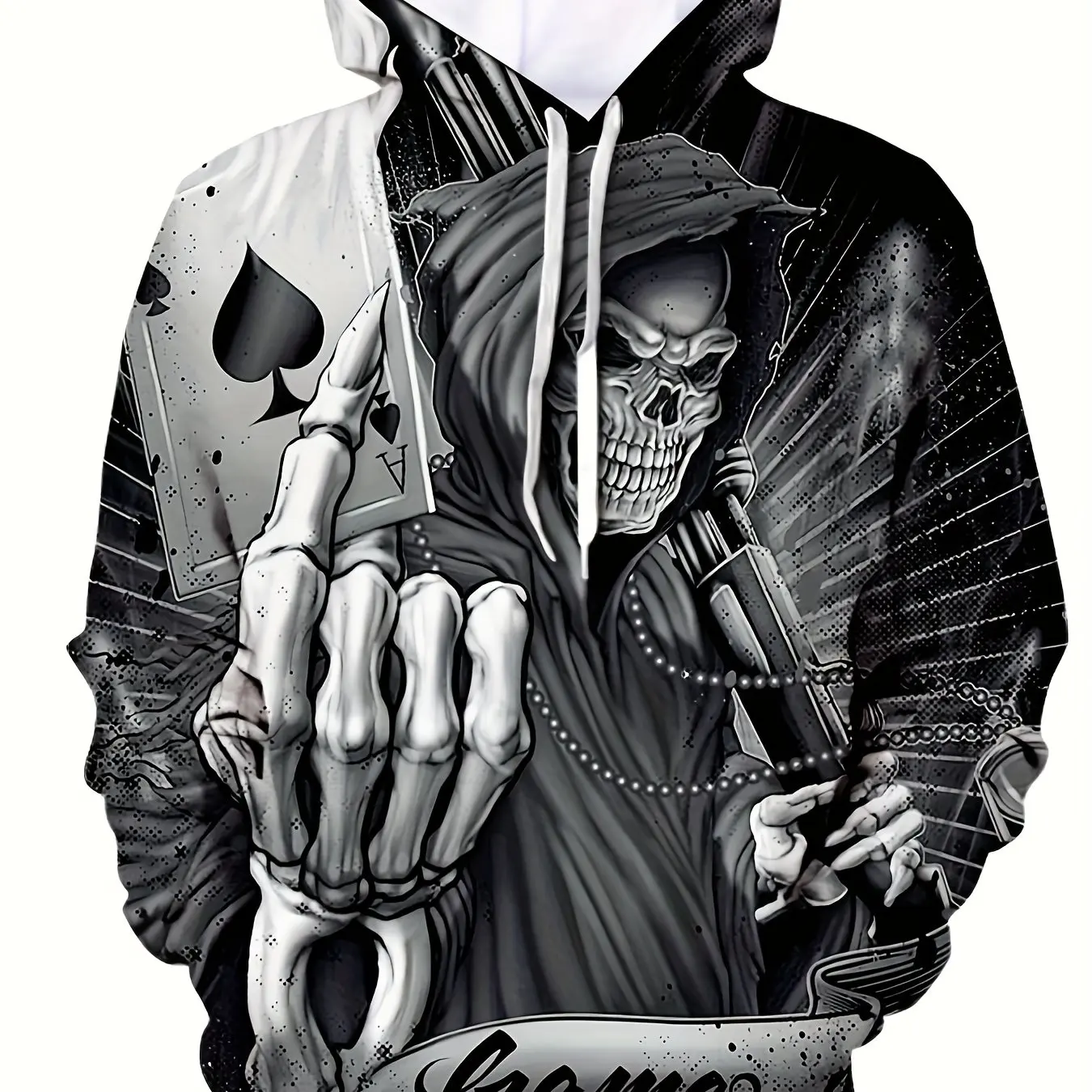 Men\'s Hoodie 3D Printed Skull sweatshirts outdoors Pullover clothing Daily Fashion Autumn Long Sleeve Hoodies for Men