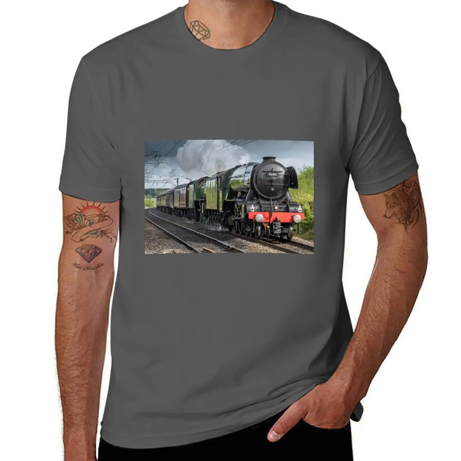 

Flying Scotsman T-Shirt cotton t shirt man t shirts for man pack white T-Shirt