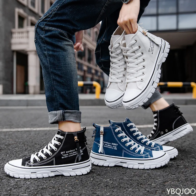 Große Größe Frühling und Herbst Neue Dicke Sohle Höhe Zunehmende Casual männer Schuhe Nische Trend Vielseitige Flache Sport männer Schuhe