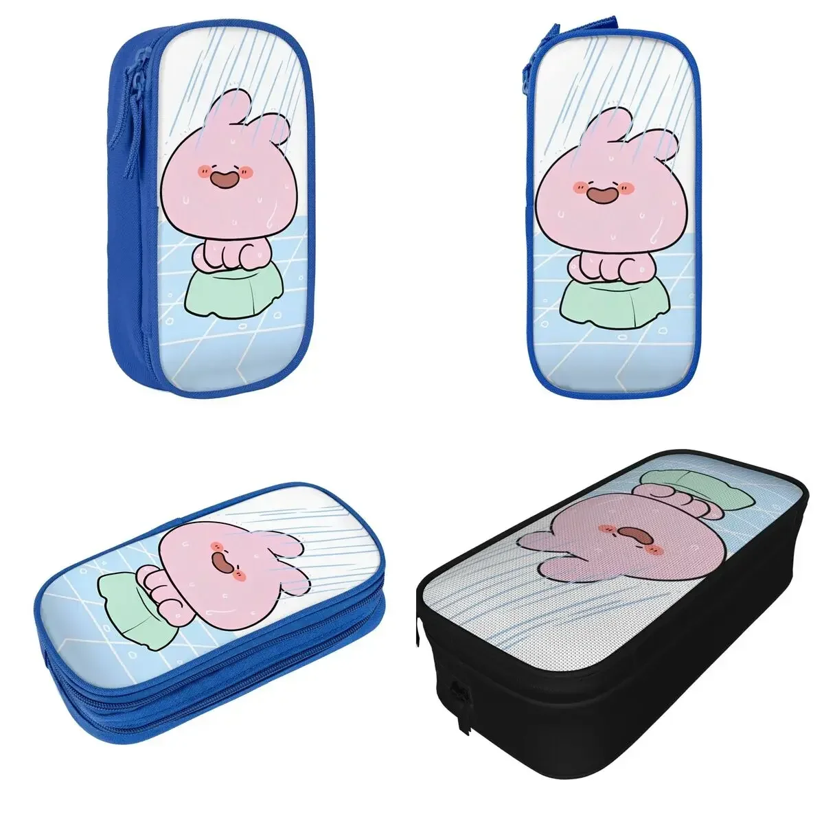 

Asamimichaan Cute Asamimi Pencil Cases New Pen Box Bag Girl Boy Big Capacity Students School Gifts Pencilcases
