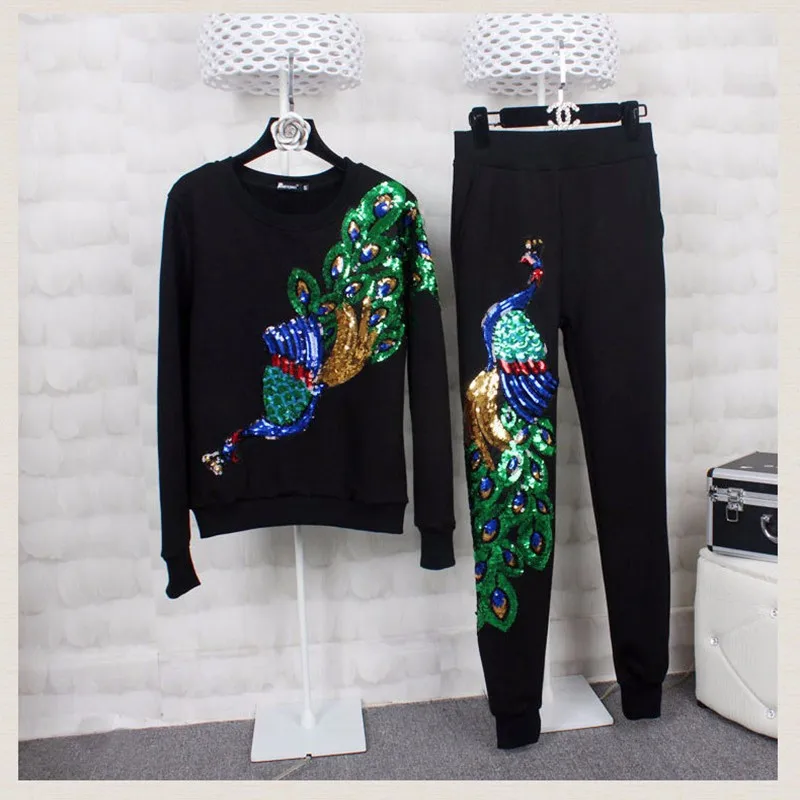 

1Pc Sequin Peacock Feather Embroidery Patch For Clothing Lace Fabric Applique African Lace Sewn On Dress Clothes Accessory Diy