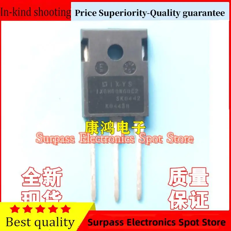 

10PCS-100PCS IXGH60N60C2 TO-247 MOS 60A 600V Price Superiority-Quality guarantee