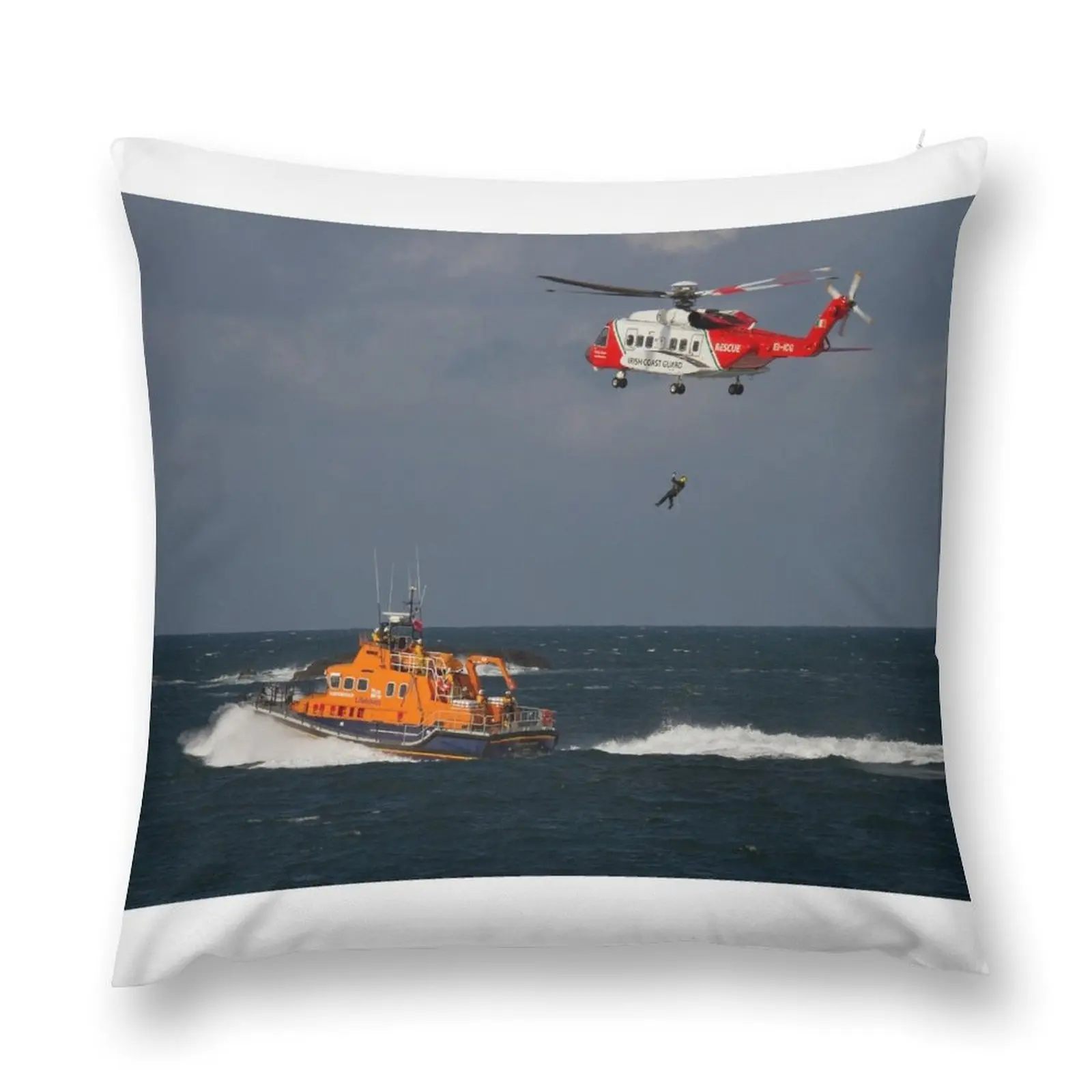 

RNLI and Irish Coast Guard Throw Pillow Luxury Cushion Cover Luxury Living Room Decorative Cushions pillow