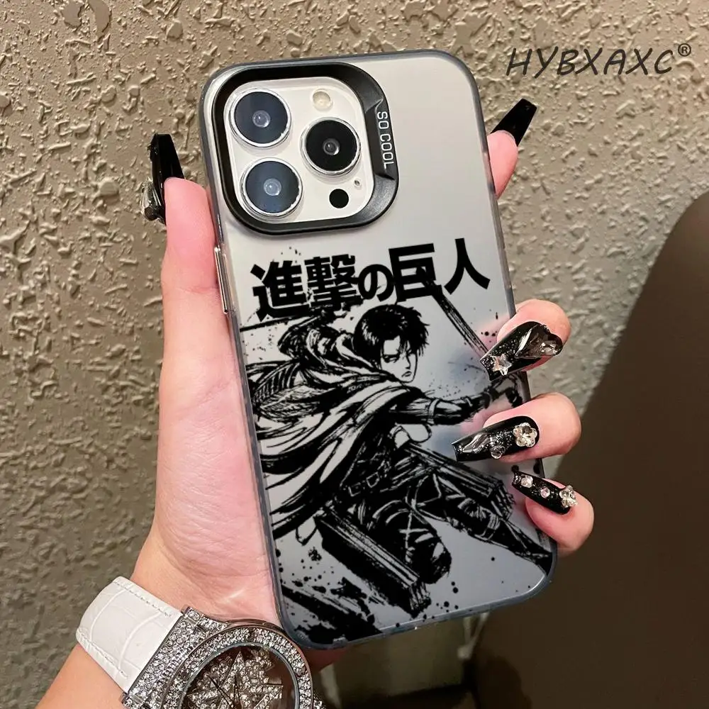 

Hot Sale A-Attack on T-Titan Phone Case FOR IPhone 17 16 15 Pro MAX 14 13 12 16e 15Pro Plus Shell 17Air Silver Shell IMD Covers