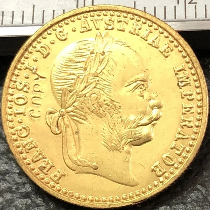 1915 Austria-Habsburg 1 Ducat-Franz-Joseph I Gold Copy Coin