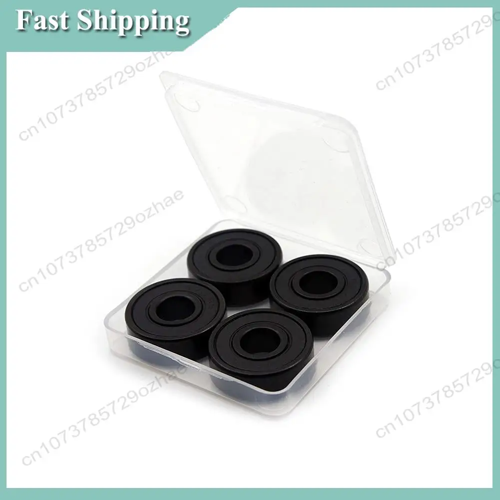 

-A01R High-Speed 608RS Hybrid Black Bearings Skateboard Bearings Plastic Arc 608 Bearings