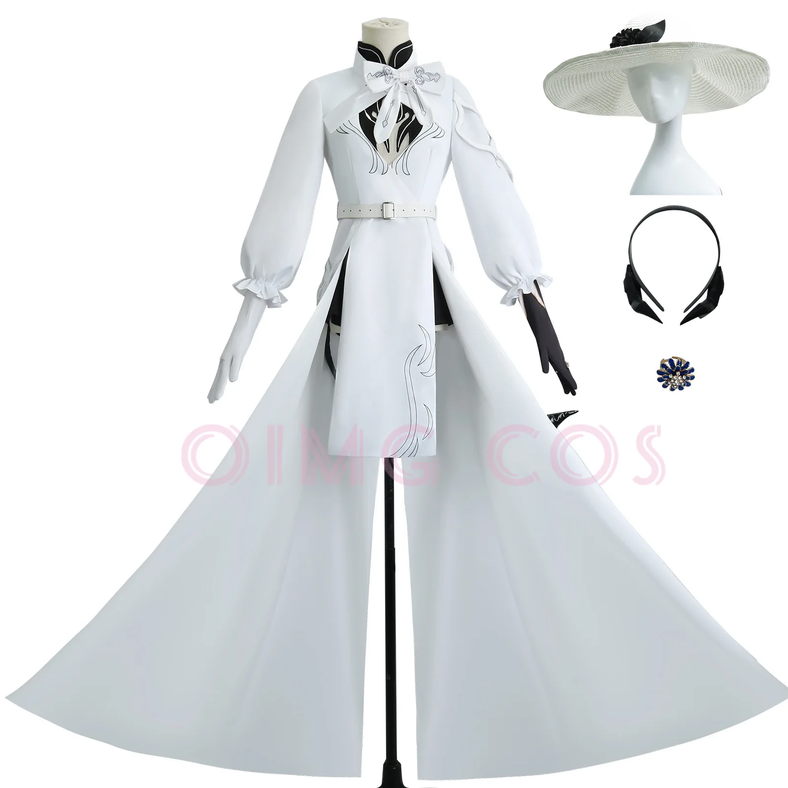 Costume de Cosplay de Constance de Honkai Star Rail pour Homme, Uniforme de Carnaval, Perruque, Anime, Halloween, Tenues de Jeu Rick