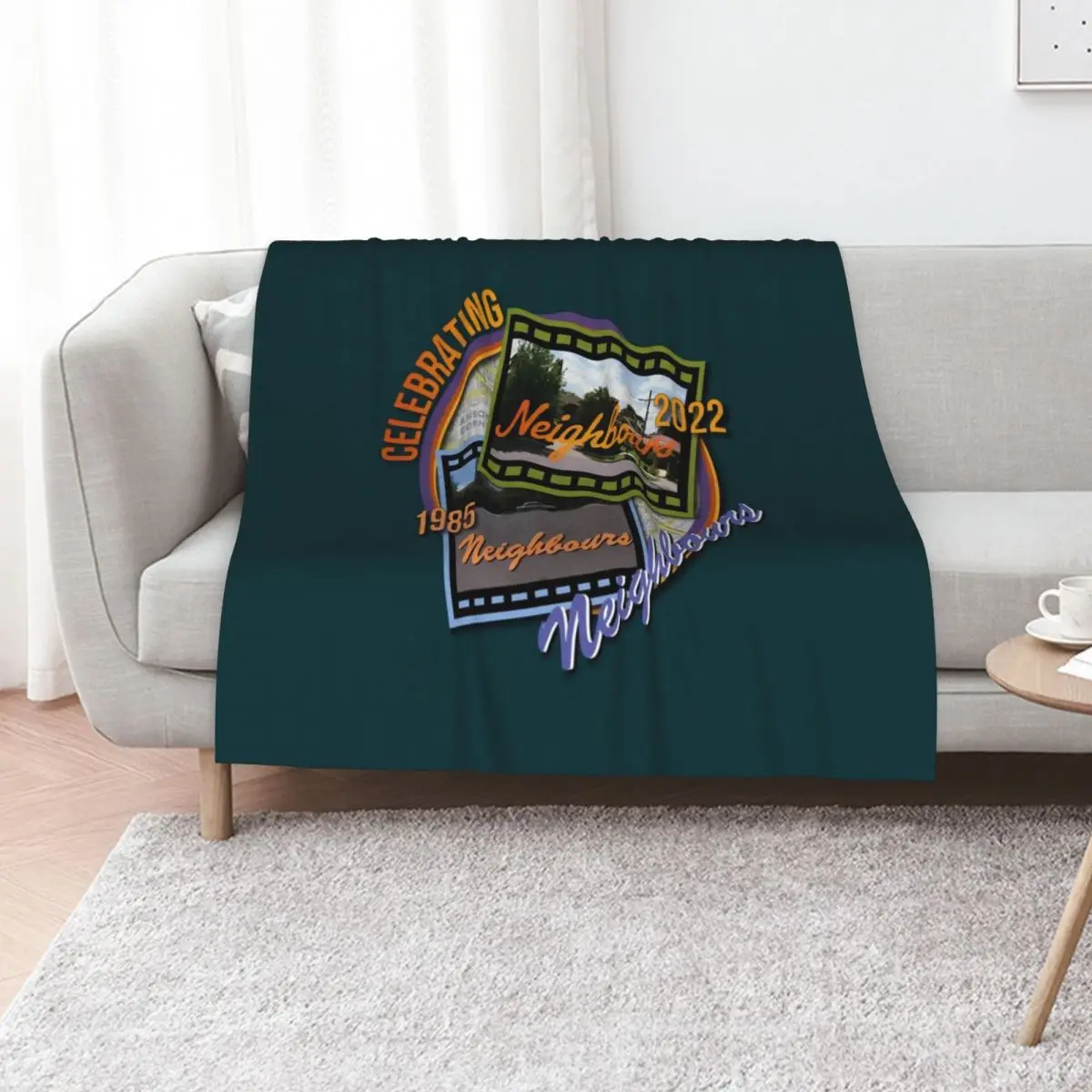 Celebrating Neighbours Throw Blanket Luxury Throw Flannels Summer Beddings for babies Decoratives Cute Plaid Blankets