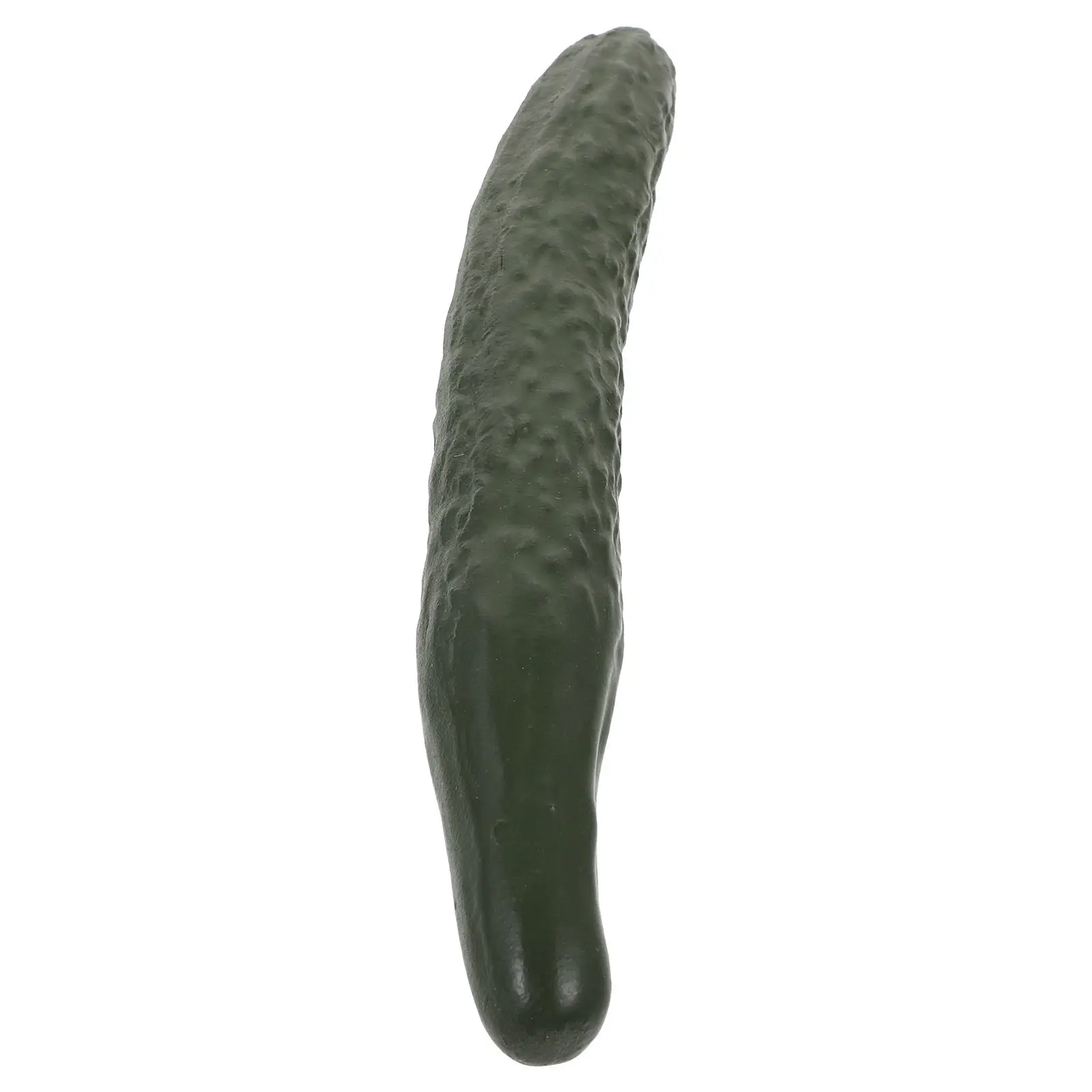 Ceramic Cucumber Ornament Realistic Vegetable Pen Brush Holder for Calligraphy Tea Room Decor Writing Brush Stand Desktop