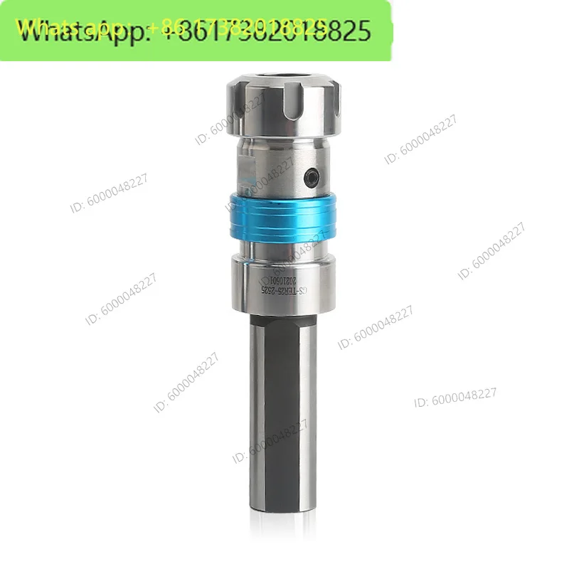 Numerical control lathe  tool rod telescopic floating tap extension torque overload protection  ER cylinder chuck