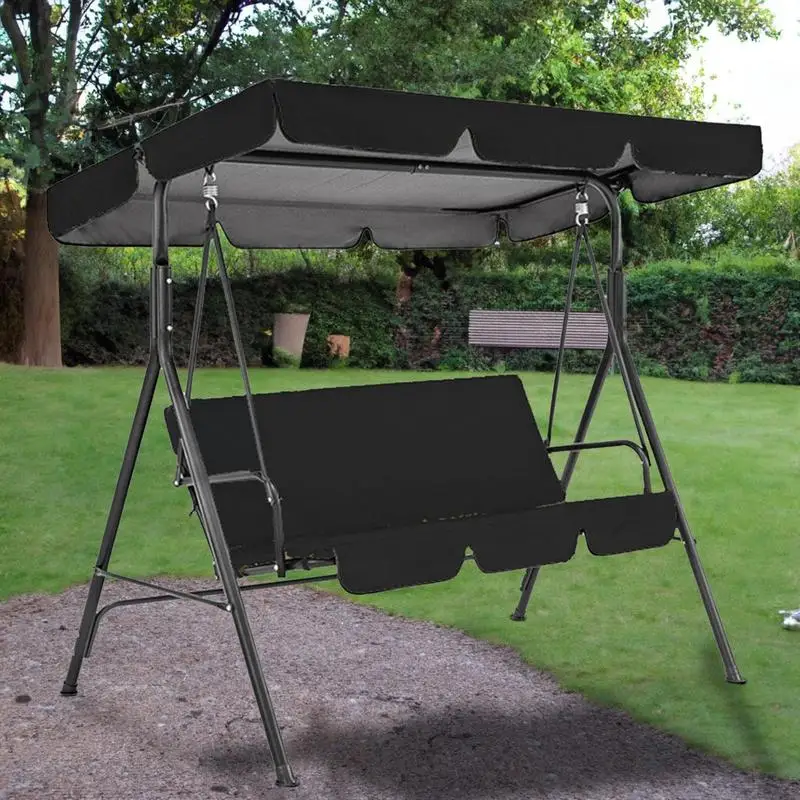 Canopy Swings Top Rain Cover Swing Waterproof Seat Hammock Roof Canopy Replacement Garden Courtyard Outdoor Swing Chair Awning