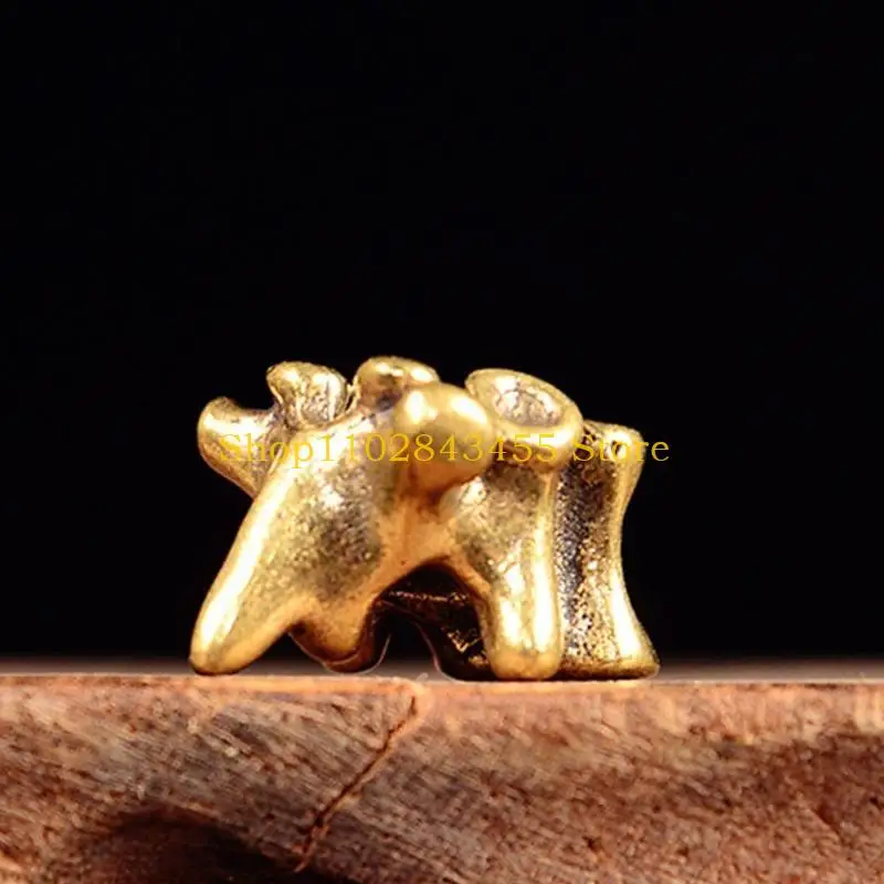 

49MC Латунные бусины для ключей в форме позвоночника для кемпингового снаряжения для активного отдыха