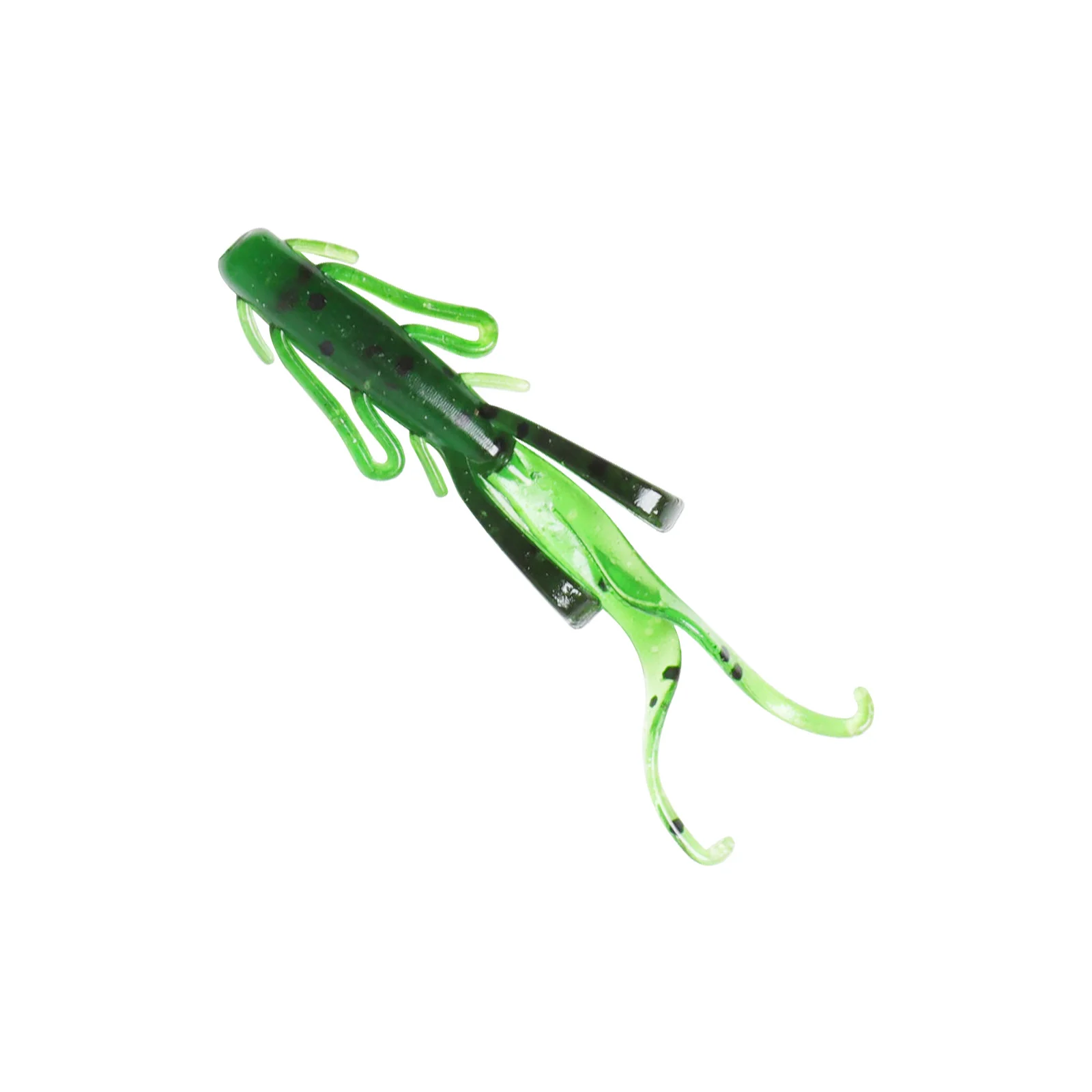 20pcs Fishing Soft Plastic Lure 0.5g Wobbler Swimbait Flapper Crawfish Craw Soft Baits Worm Bait Bass Crappie Freshwater