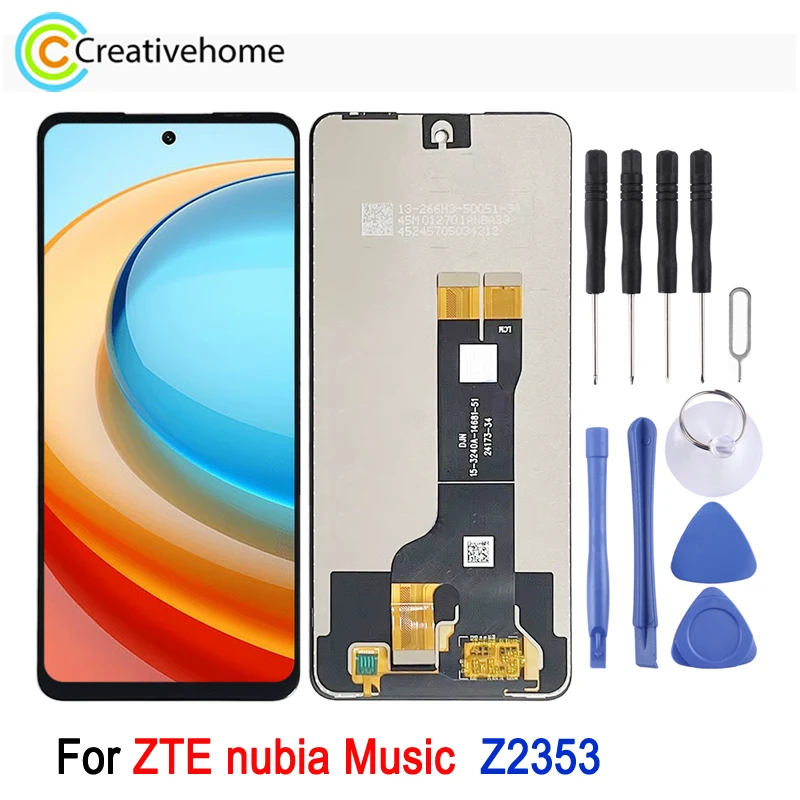 

6.6-inch LCD Screen For ZTE Nubia Music Z2353 Phone LCD Display & Touch Screen Digitizer, Repair Replacement Part
