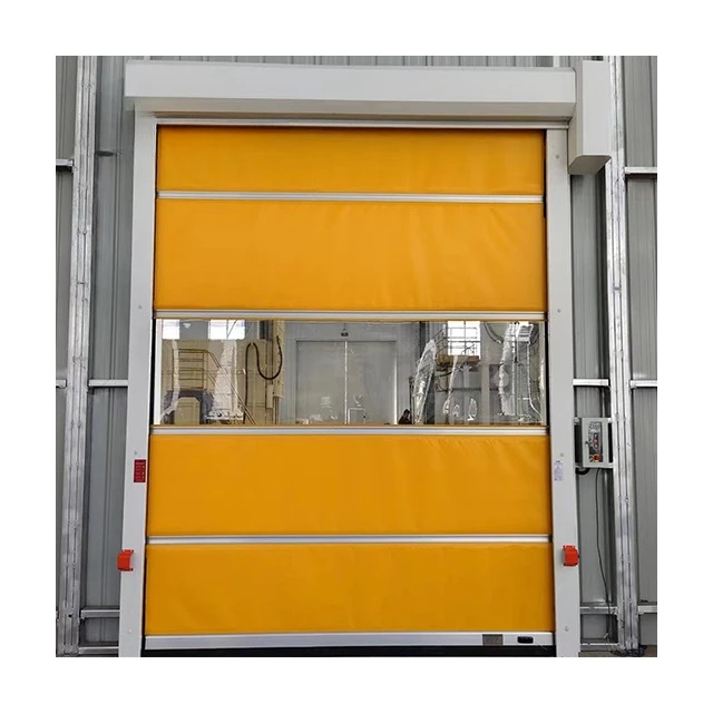 Customized high-grade high-speed China fast rolling shutter transparent PVC curtain fast rolling shutter door