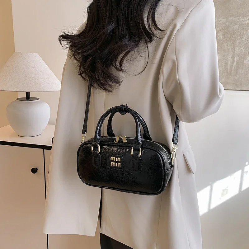 

Chic Elegant Leather Handbag For Women, Classic Shoulder Bag, Crossbody Messenger Bag By Famous Brand