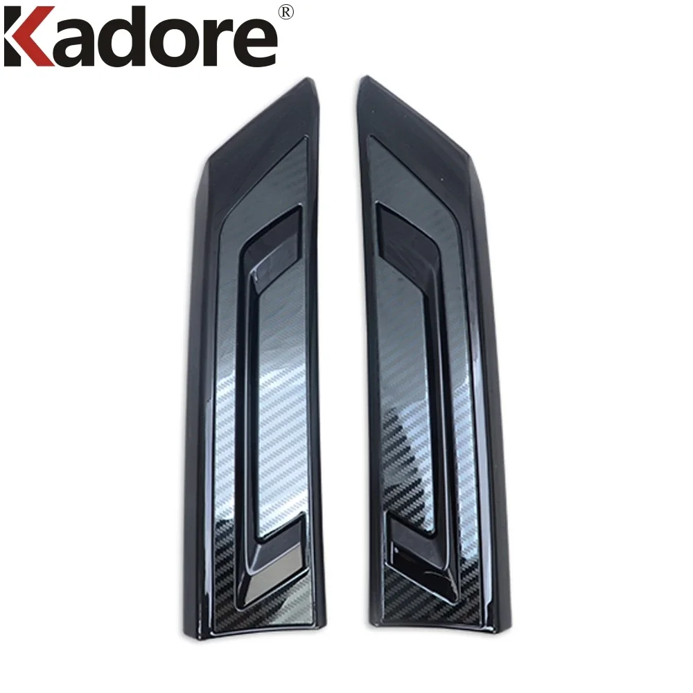 Front Upper Grille Cover Trim For Toyota RAV4 RAV 4 LE XLE 2019 2020 2021 2022 2023 2024 Carbon Car Front Grills Molding Trims