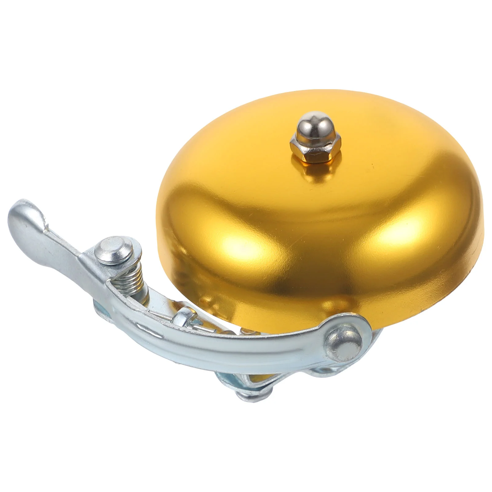 1Pc Bike Bell Bells Loud Crisp Sound Hand Ringing Bike Bike Bell for Cycling Biking (Golden) biking bell