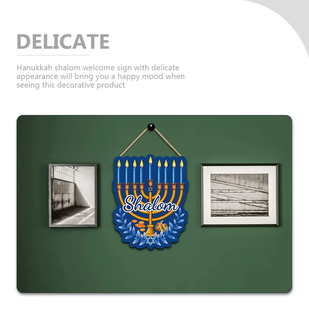 

Welcome Decorative Hanging Plaque Wall Decor Porch Sign Welcome Sign Home Hanukkah Hanukkah Decorations Decor