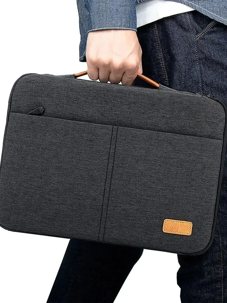 Ochronny pokrowiec na laptopa 13,3 14 15,6 16-calowy nowy MacBook Pro M3 Max M2 M1 Smukła torba na laptopa Mężczyźni Kobiety — zdjęcie 2