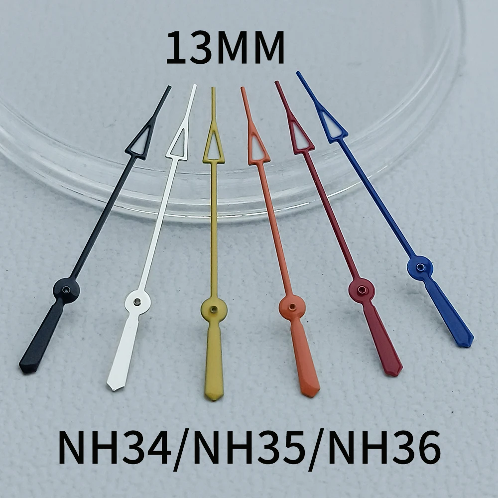High quality second hand green night light NH35 NH36 NH38 movement watch handmade custom watch accessories pointer components