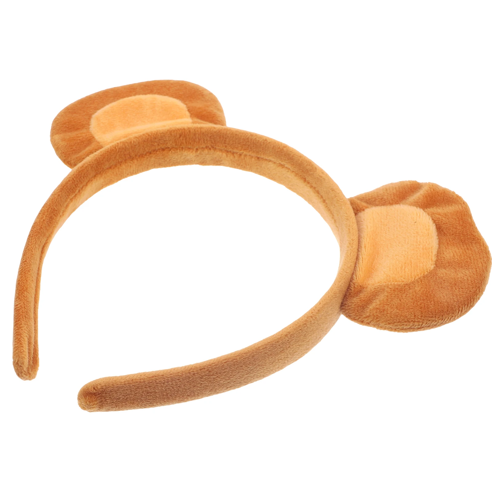 

Monkey Ears Headband Brown Soft Hairband Girl Headwear Party Cosplay Costume Decor Festive Headdress Accessories Animal Ear